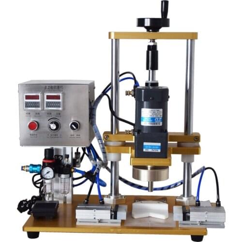 Electric Tinplate Canned Glass Bottle Capping Machine Chili Sauce Glass Bottle Capping Machine Desktop Capping Machine