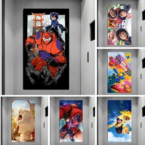 Disney Canvas Painting Cartoon Big Hero 6 Anime Posters and Prints Nursery Wall Art Picture For Living Room Home Decoration