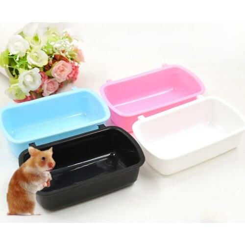 Small Pet Food Feeder Bowl Hamster Cage Hook Up Hanging Bowl Water Drinking Device Bird Pigeon Squirrel Feeding Cup Rabbit Feede