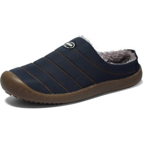 Big Size 36-46 Men Shoes 2018 Top Fashion New Winter Casual Ankle Boots Warm Winter Shoes Upscale Footwear Boots