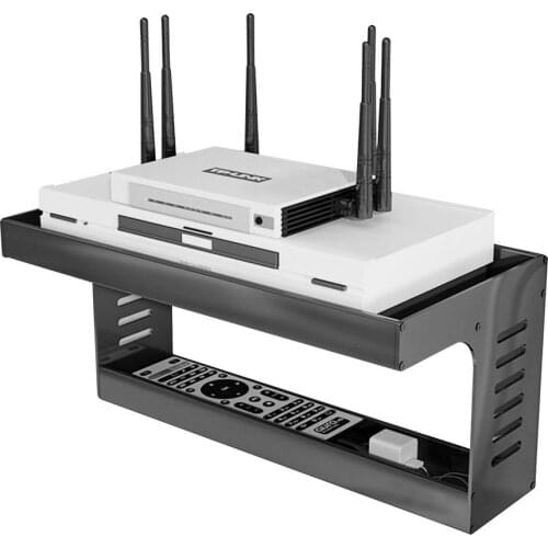 Wall Mount Shelf Easy To Install Bracket For Wifi Router TV Set-Top Box/DVD Player Stand/Telephone Holder Rack Shelf Bracket