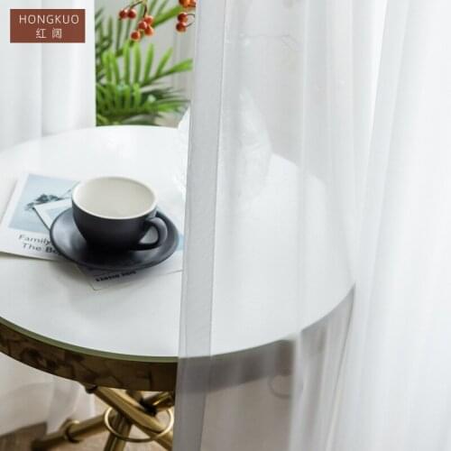 Nordic georgette Soft and skin friendly Chiffon yarn without hook Good sag and half transparent window screen