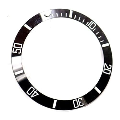 Wholesale Replacement Black With White Writings Ceramic Bezel 38mm Insert made for Submariner GMT 40mm 116610 LN