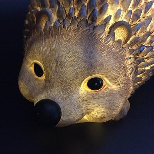 Hedgehog Solar Garden Statues and Sculptures Outdoor Decor Yard Figurines