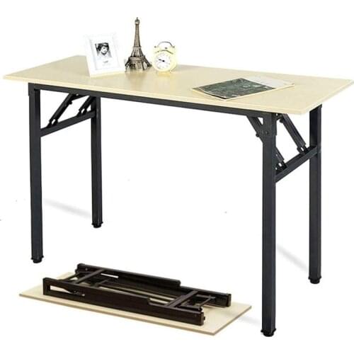 Folding computer desktop desk simple portable desk laptop PC table bedroom student study desk home office table