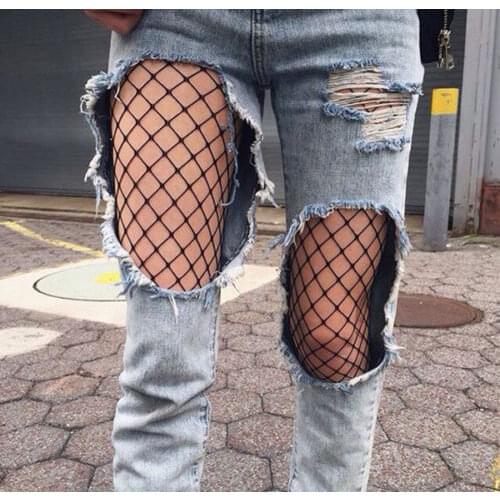 Womens Stockings Sexy Fashion Mesh Fishnet Pantyhose Tights Long Stockings Female Erotic Underwear