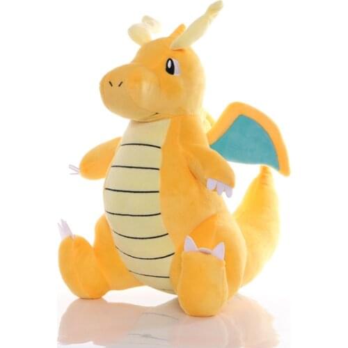 1pcs 35cm Dragonite Plush Toys Doll Dragonite Soft Stuffed Plush Dolls Gifts for Kids Children Birthday Gifts