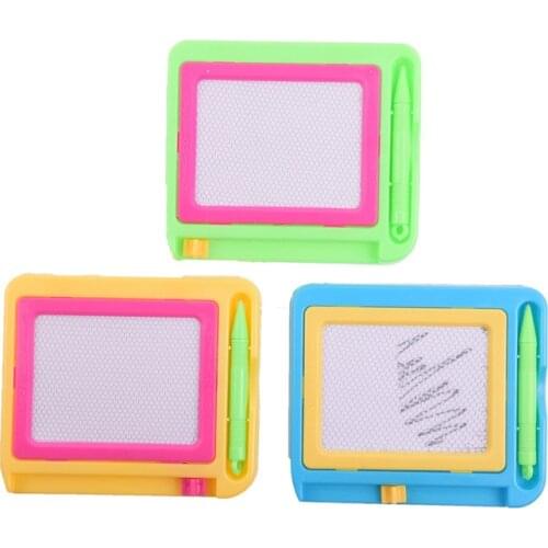 1pcs 10*13cm Magnetic Drawing Board Sketch Pad Writing Painting Graffiti Art Kids Children Educational Toys Learning