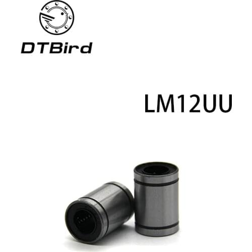 10pcs Free Shipping LM12UU 12mm Linear Ball Bearing Bushing Linear Bearings 3d Printer Parts LM12
