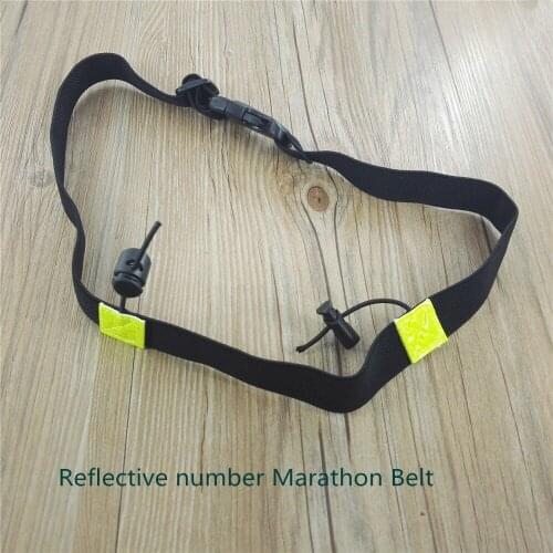2017 LGFD men women unisex Triathlon Marathon race belt with gel holder running elastic Reflective Flexible number RUN belt
