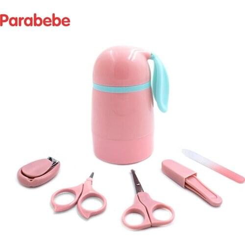5Pcs/Set Baby Nail Care For Newborns Cute Rabbit Ear Kids Care Kit Baby Nail Trimmer Children Nail Clipper Infant Care Tool Sets