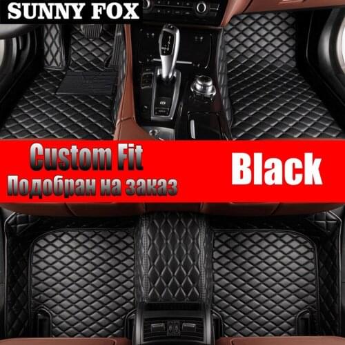 Car floor mats for Jeep Grand Cherokee Wrangler Commander Compass 5D car-styling heavyduty carpet floor liner