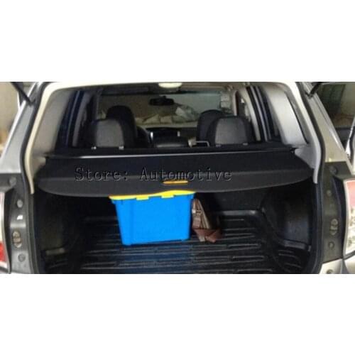 Car Rear Trunk Security Shield Cargo Cover For SUBARU Forester 2013.2014.2015.2016.2017 Manual Switch Tail Door Auto Accessories