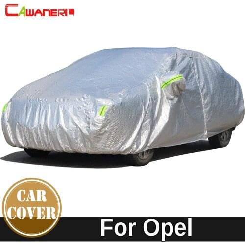 Cawanerl For Opel Agila Omega Zafira Mokka Ampera Karl Thicken Cotton Car Cover Waterproof Sun Snow Rain Hail Protection Cover