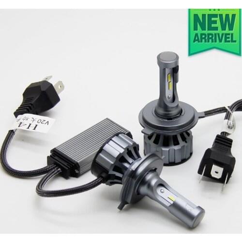 DHL shipping 20 sets car canbus led light H4 6063 alu body 9006 fog lamp Building in EMC H7 H11 9005 9012 led light