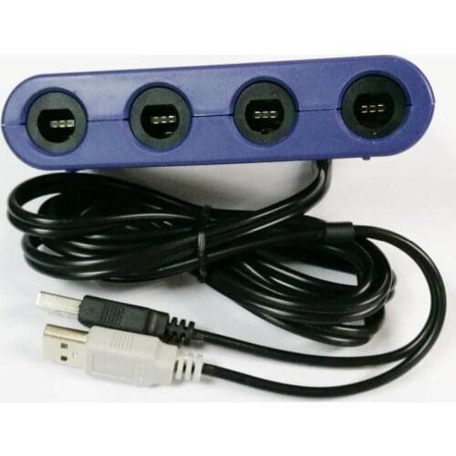 For GameCube/N GC Controller Adapter Converter for WiiU & PC USB Nintend o Switch Super Smash Brothers