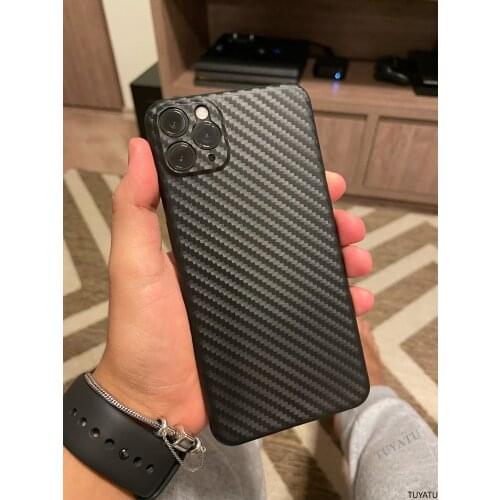 Ultrathin PP 0.4mm Case For iPhone 12 Mini 11 Pro Xs Max X XR 7 8 plus Thin Plastic Protective Cover Luxury Carbon Fibre Cases