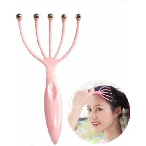 Hair Comb For Head Massager Manual Ball And Plastic Scalp Massager To Relieve Pressure And Itch Massager For Head