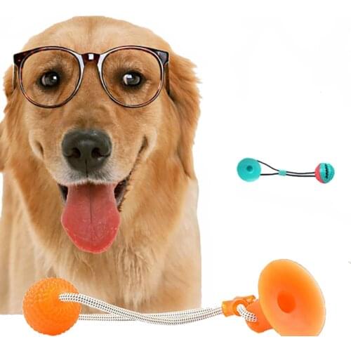 Pet Dog Toy Sucker Pulling Force Molar Bite Interactive Dog Rubber Toy Tear Resistance and Bite Resistance Training Pet Supplies