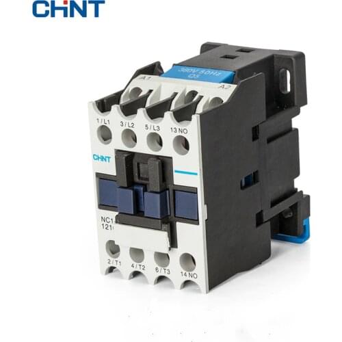 CHINT Ac Contactor Electrical CJX2 LC1 NC1-1210 Ac220V Communication 220V 380V 110V Contator Din Rail Mount
