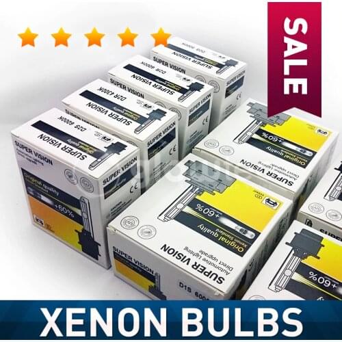 2pcs HID xenon BULB headlight D1S D2S D3S D4S all colors xenon headlight lamp 6000K 4300K GLOWTEC