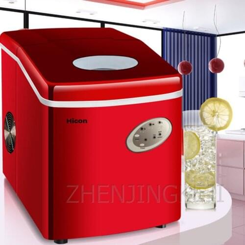 Ice Maker Machine Small Home Appliances 18KG/24H Round Ice Milk Tea Shop KTV Manual Add Water Automatic Machines For Business