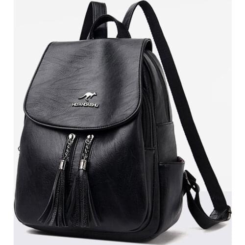 Fashion Backpack Cowhide Student Bag Large Capacity Outdoor Shoulder Bag Fashion Travel Bag Versatile Waterproof Womens Bag