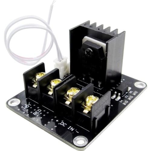 5pcs 3D Printer Heated Bed Power Module /Hotbed MOSFET Expansion Module Inc 2pin Lead With Cable for Anet A8 A6 A2 Ramps 1.4