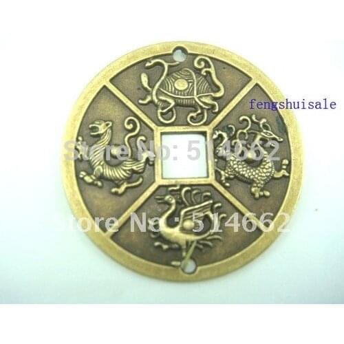 Four Celestial Animals Coin-Tiger,Turtle,Dragon,Phoenix