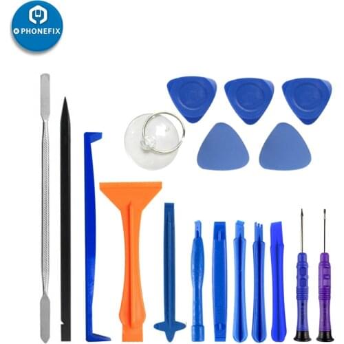 18 in 1 Mobile Phone Repair Tool Kit Pry Spudger Screwdrivers LCD Screen Opening Tools for Smart Phone Tablet Repair Hand Tool