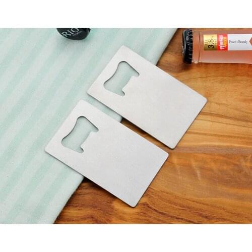 Creative card stainless steel bottle opener personality credit card size beer soda cap opene