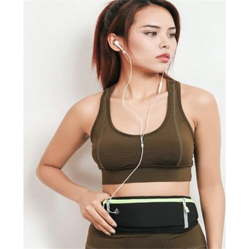 Professional Running Waist Bag Sports Belt Pouch Mobile Phone Case Men Women Hidden Pouch Gym SportsBags Running Belt Waist Pack