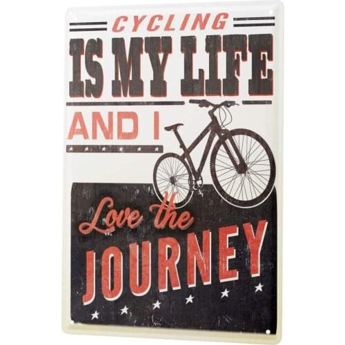 SINCE 2004 Tin Sign Metal Plate Decorative Sign Home Decor Plaques Nostalgic Motif Cycling