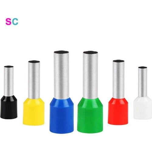 Tube Terminal 1200PCS 960PCS E Type&TE Type Insulated Pressed Connector Kit Anti-flaming Electrical Crimp Butt Joints AWG 22-5