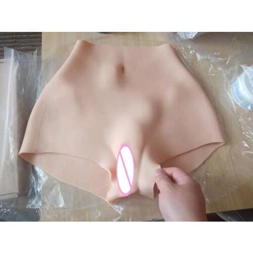 6G Upgrade Vagina Panties Shemale Crossdresser Silicone Realistic Pussy Pants Transgender Artificial Sex Fake Underwear Lift Hip