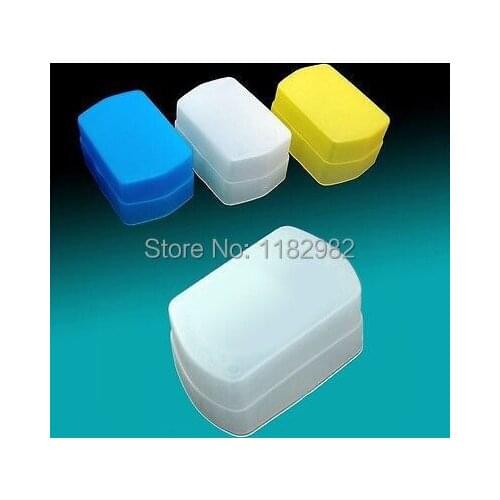 Universal Flash Diffuser Box for 580EX YN560 YONGNUO 580 EX/EX II (10pcs White +10pcs Yellow+10pcs Blue)