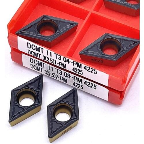 Tungsten carbide DCMT11T308 PM 4225 Internal Turning Tools Carbide insert Lathe cutter Tool DCMT 11T304 PM 4225 turning insert