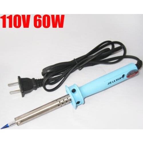 Highg Quality 110V-120V AC Power 60W Electric Solder Soldering Iron Gun Set Heating Tool Kit + Stand Holder + Clearing Pad