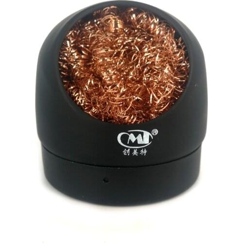 2019 soldering iron cleaner Wire With Stand Set Welding head Solder Iron Tip Cleaner Cleaning Steel Hot Sale