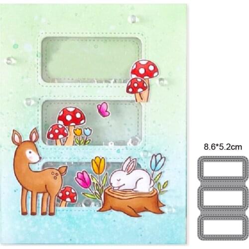 2021 Cutting dies Background Frame metal cutting dies cut die mold Scrapbook paper craft knife mould blade punch stencils dies