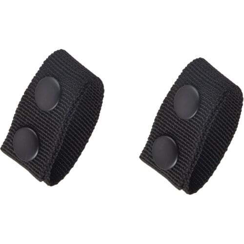 4/2pcs Security Tactical Duty Belt Keeper with Double Snaps for 2" Wide Super StrongBelt Police Military Equipment Accessories
