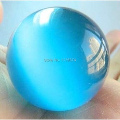 AA++ 40mm Blue Mexican Opal Sphere, Crystal Ball Fashion Jewelry Making Design Ornaments EA1881