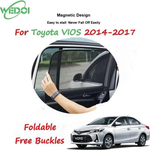 Car Sunshade For Toyota VOIS 2014-2017 Magnetic Sunshades For Kids Foldable Window Shade Sun Visor Blinds
