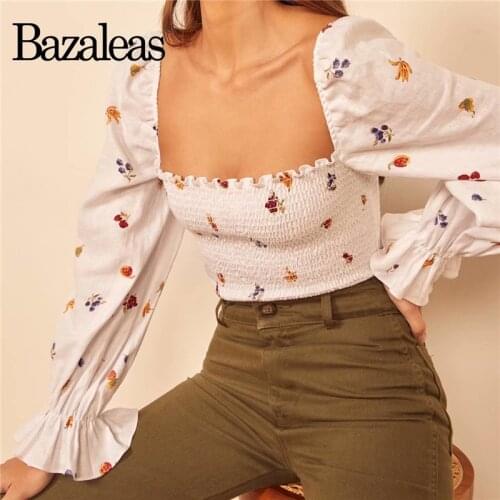 Bazaleas Collar Blouses