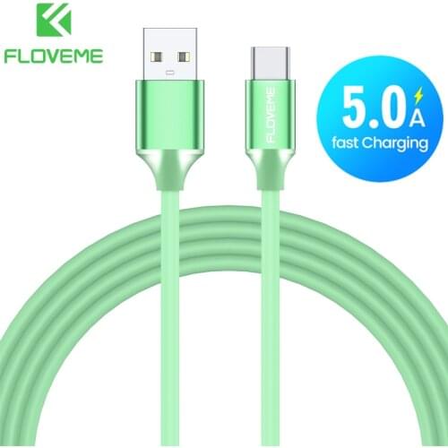 FLOVEME 5A Type C Cable Micro USB Fast Charging For Xiaomi Mobile Phone Charger For iPhone 12 11 5A USB Data Cord For Huawei P40
