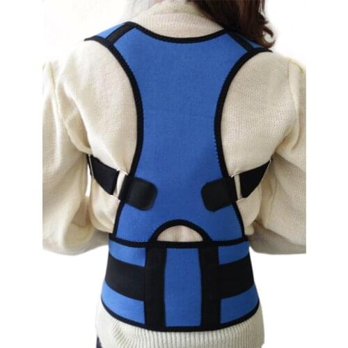 Back Brace Posture Corrector Full Back Support Belts for Upper and Lower Back Pain Relief Adjustable Soft Elastic Shoulder Strap