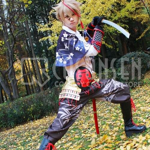 COSPLAYONSEN Game Sengoku Night Blood Toyotomi Army Toyotomi Hideyoshi Vampire Cosplay Costume Full Set All Size Custom Made