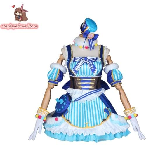 Lovelive NijigasakiUnit A・ZU・NA cos Yuki Setsuna/Nakagawa Nana Cosplay Custom Made costume Halloween Christmas Costume