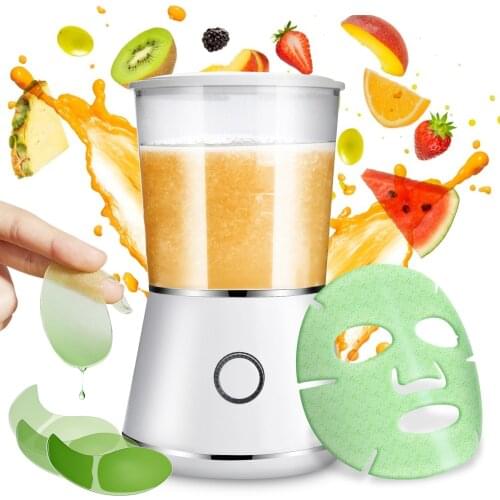 Face Mask Maker Machine Facial Treatment DIY Automatic Fruit Natural Vegetable Collagen Home Use Beauty Salon SPA Care Eng Voice