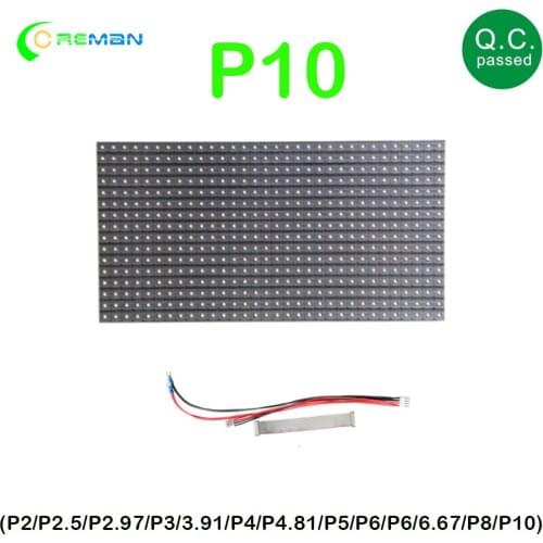 SMD3528 RGB led screen module p10 / led display matrix tv module / full color led panel P10